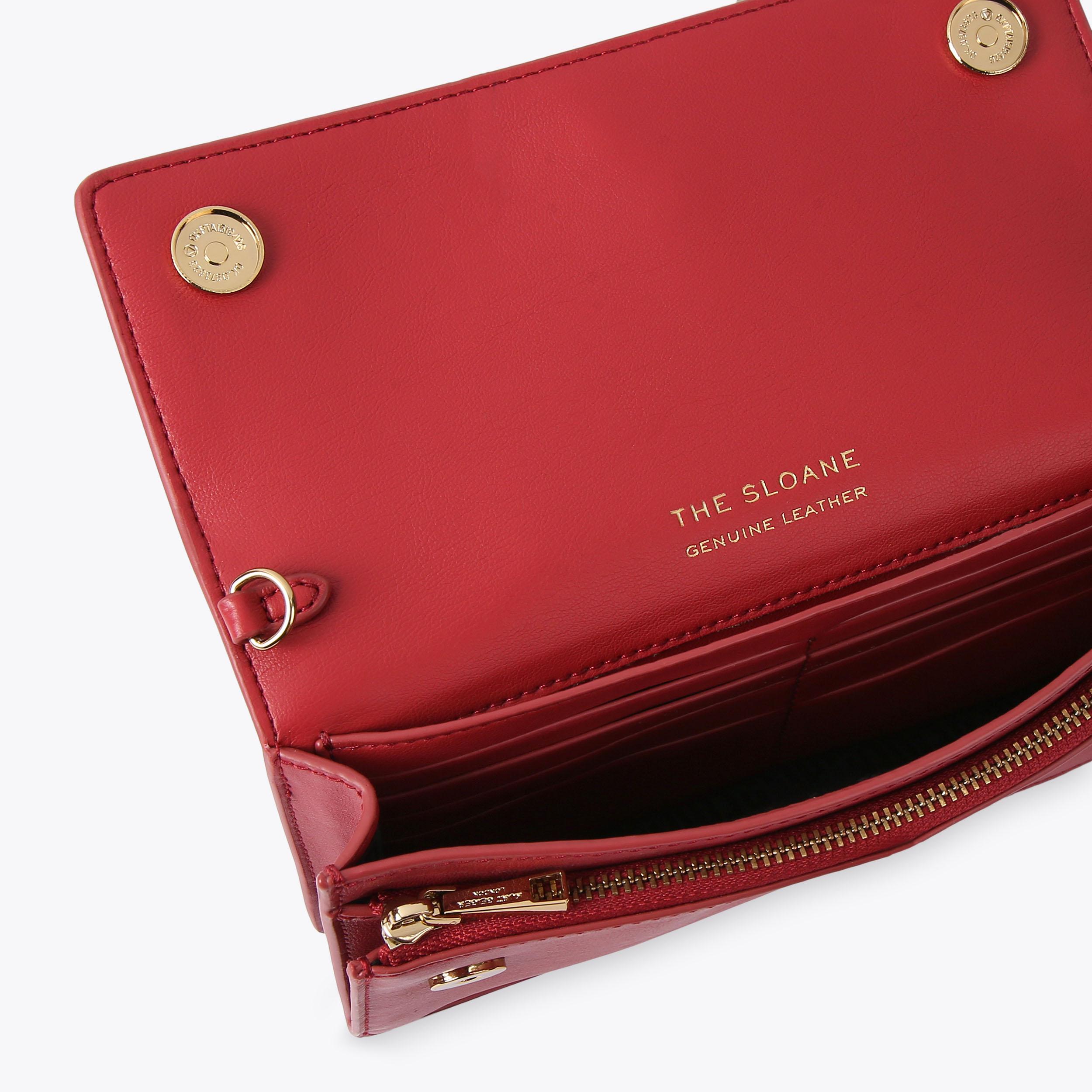 Kurt Geiger London Shoreditch Soft Sm Xbody - Red - view 6
