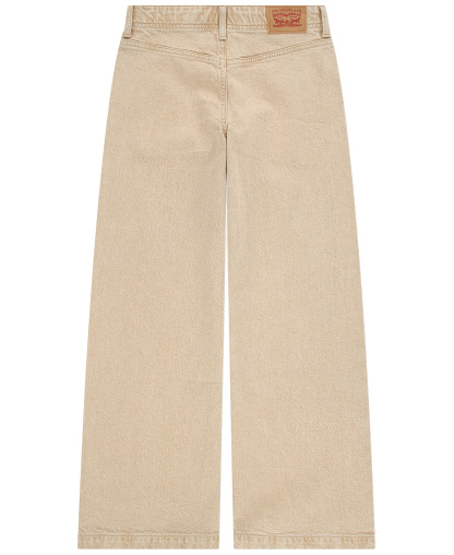 Levi's Girls' 7-16 Baggy Wide Leg Jeans - Light Beige