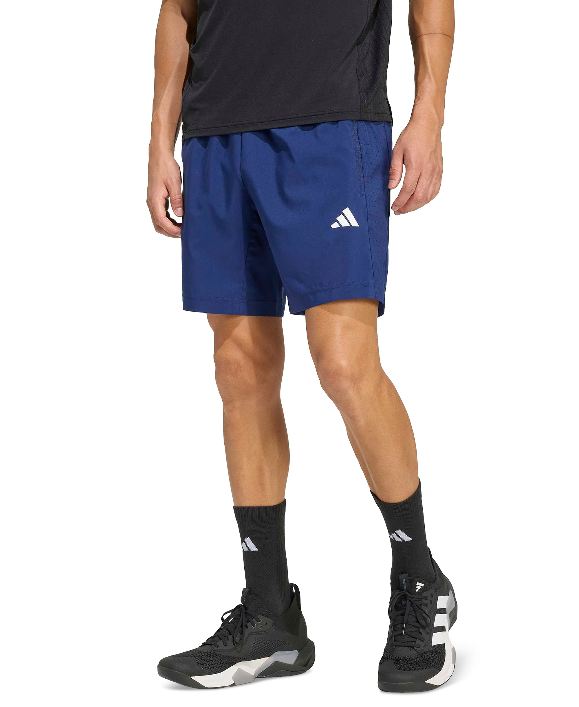 adidas Men's Workout Essentials Base Woven Shorts - Dark Blue