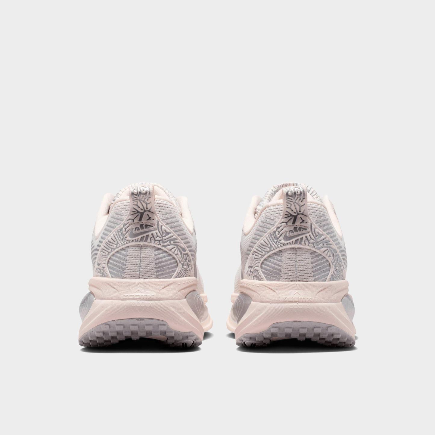 Women's Nithtke Vomero 18 Running Shoes - Part 2 - Phantom/Grey Fog/Metallic Silver/Summit White - Back view