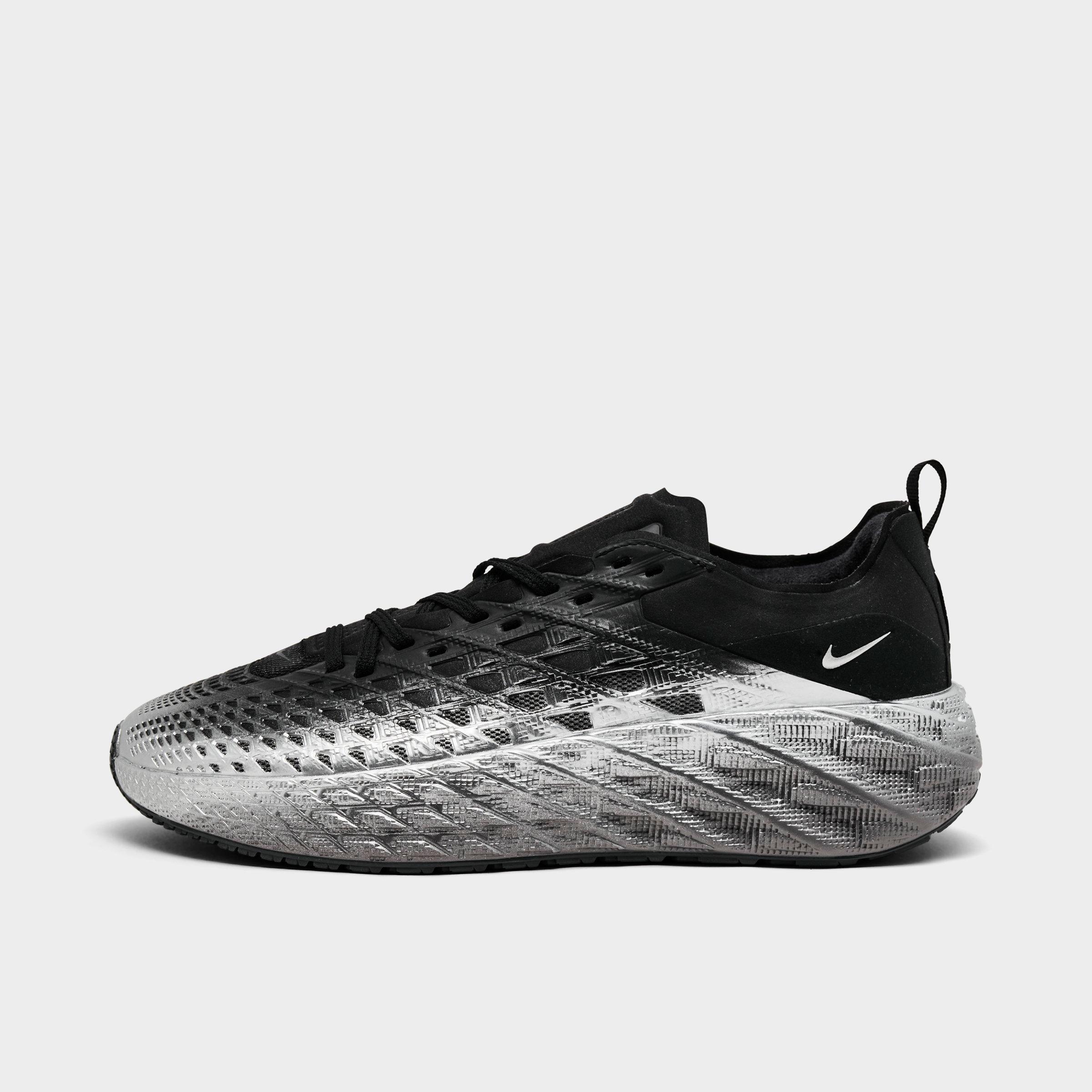 Men's Nithtke Ava Edge Casual Shoes - Black/Metallic Silver - Left shoe facing left. Outside of the shoe.