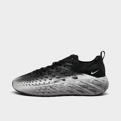 Men's Nithtke Ava Edge Casual Shoes - Black/Metallic Silver - Left shoe facing left. Outside of the shoe.
