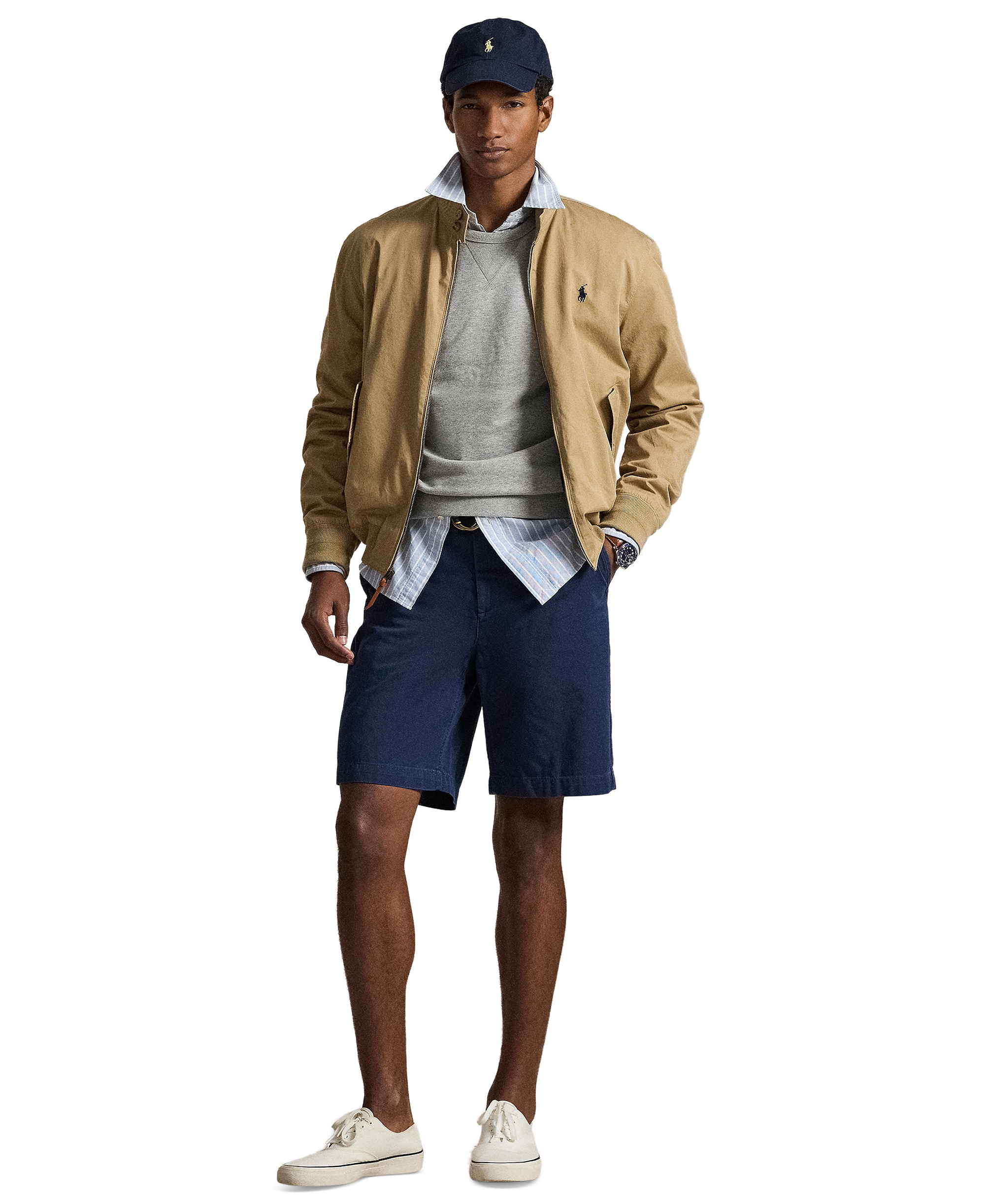 Polo Ralph Lauren Men's Relaxed Fit Twill 10" Short - White
