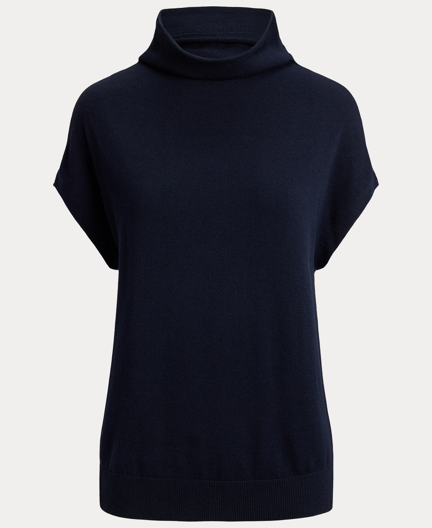 Lauren Ralph Lauren Women's Mock-Neck Cap-Sleeve Sweater - Lauren Navy