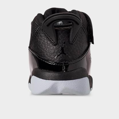 Kids' Toddler Air Jordan 6 Rings Basketball Shoes - Black/White - view 4