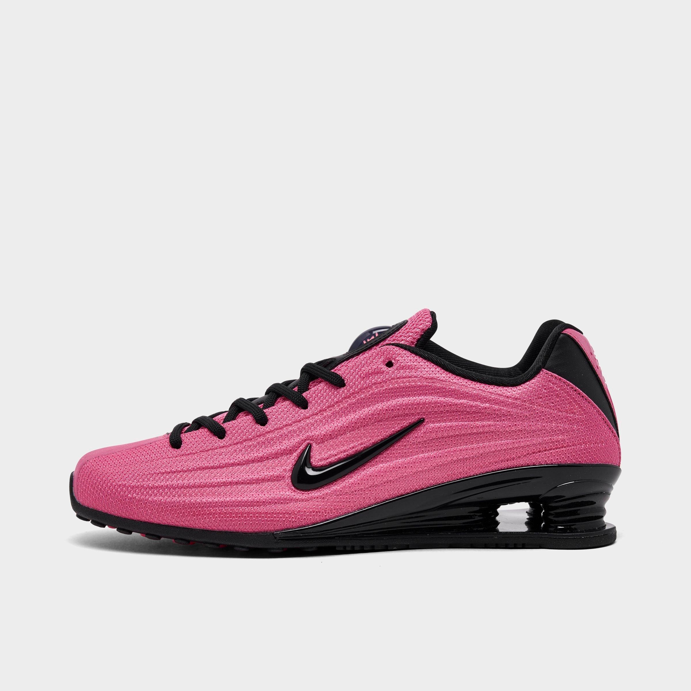 Women's Nithtke Shox Z Casual Shoes - Part 1 - Pinksicle/Black - Left shoe facing left. Outside of the shoe.