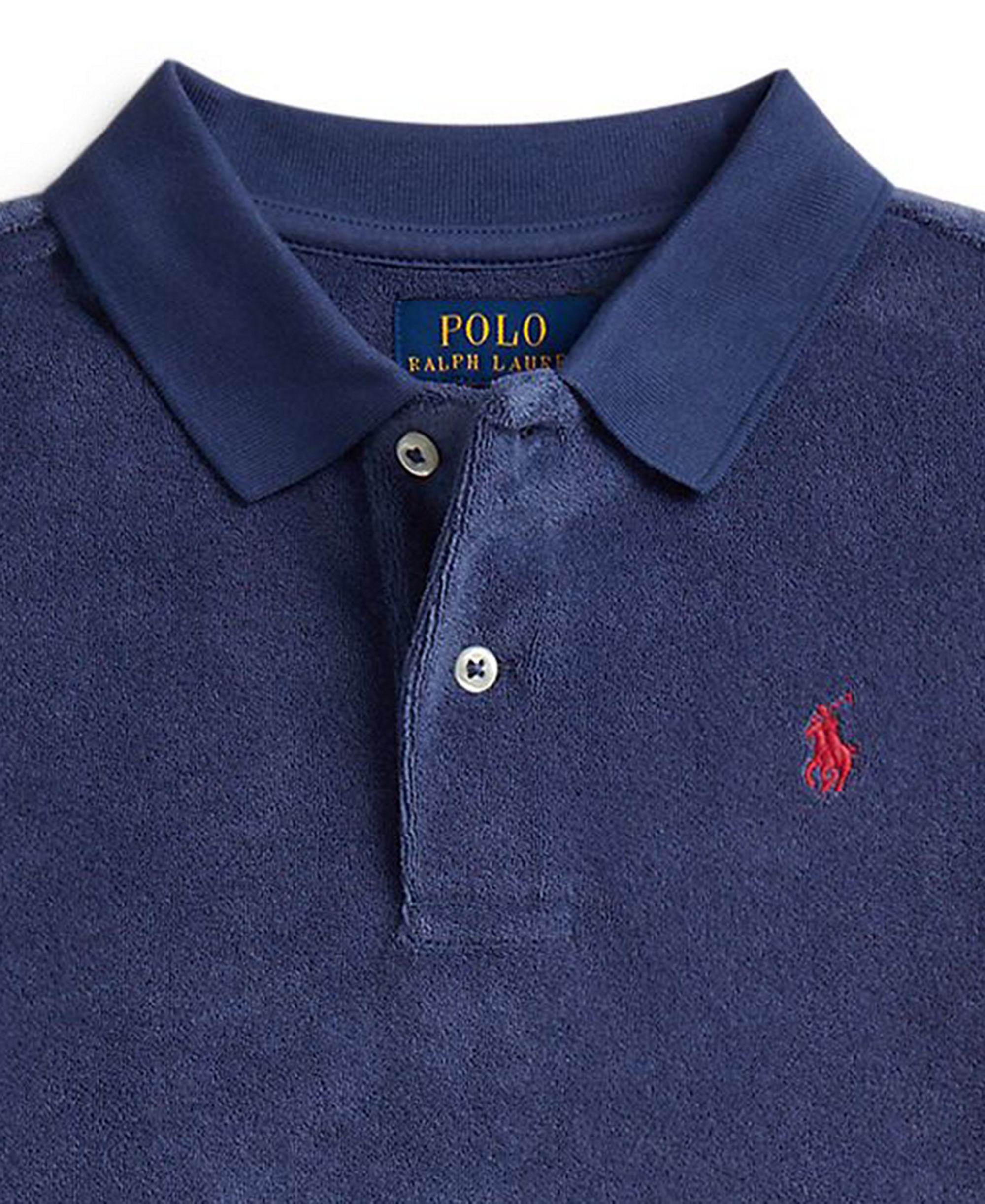Polo Ralph Lauren Boys' 2-7 Short-Sleeve Terry Polo Shirt & Shorts, 2-Piece Set - Light Navy