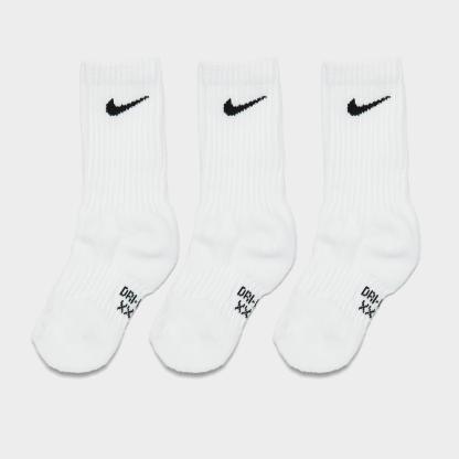 Kids' Toddler Nithtke Dri-FIT Crew Socks (6-Pack) - White