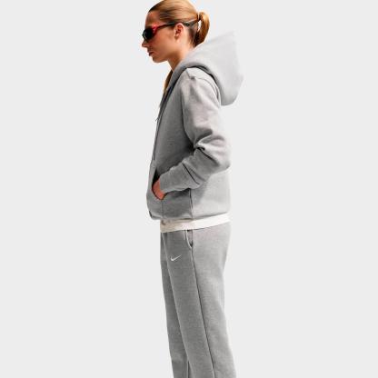 Women's Nithtke Studio Fleece Medium-Weight Mid-Rise Jogger Pants - Dark Grey Heather/Sail