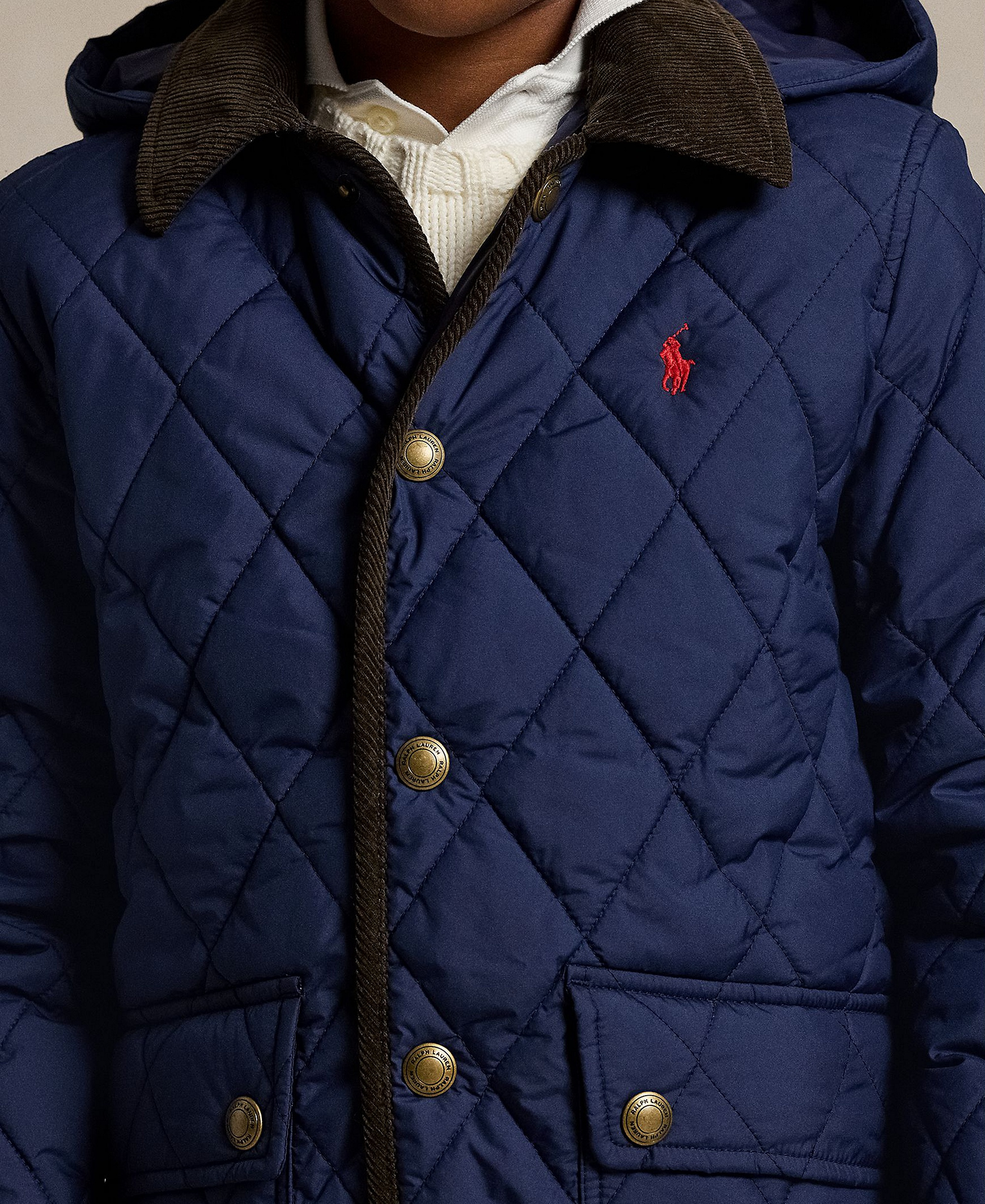 Polo Ralph Lauren Boys' 8-20 Hooded Barn Jacket - Newport Navy