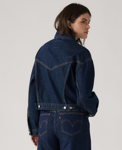 Levi's Women's Shrunken '90s Trucker Jacket - Blue