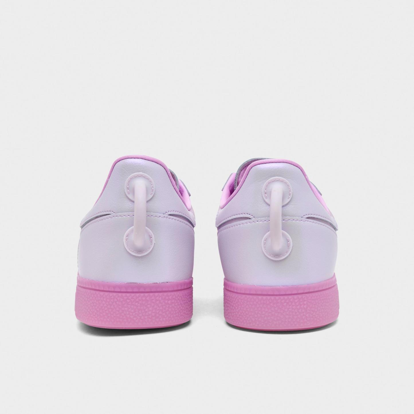 Men's adidas Originals x Pokémon Handball Spezial Mewtwo Casual Shoes - Ice Lavender/Ice Lavender/Bliss Lilac - Back view
