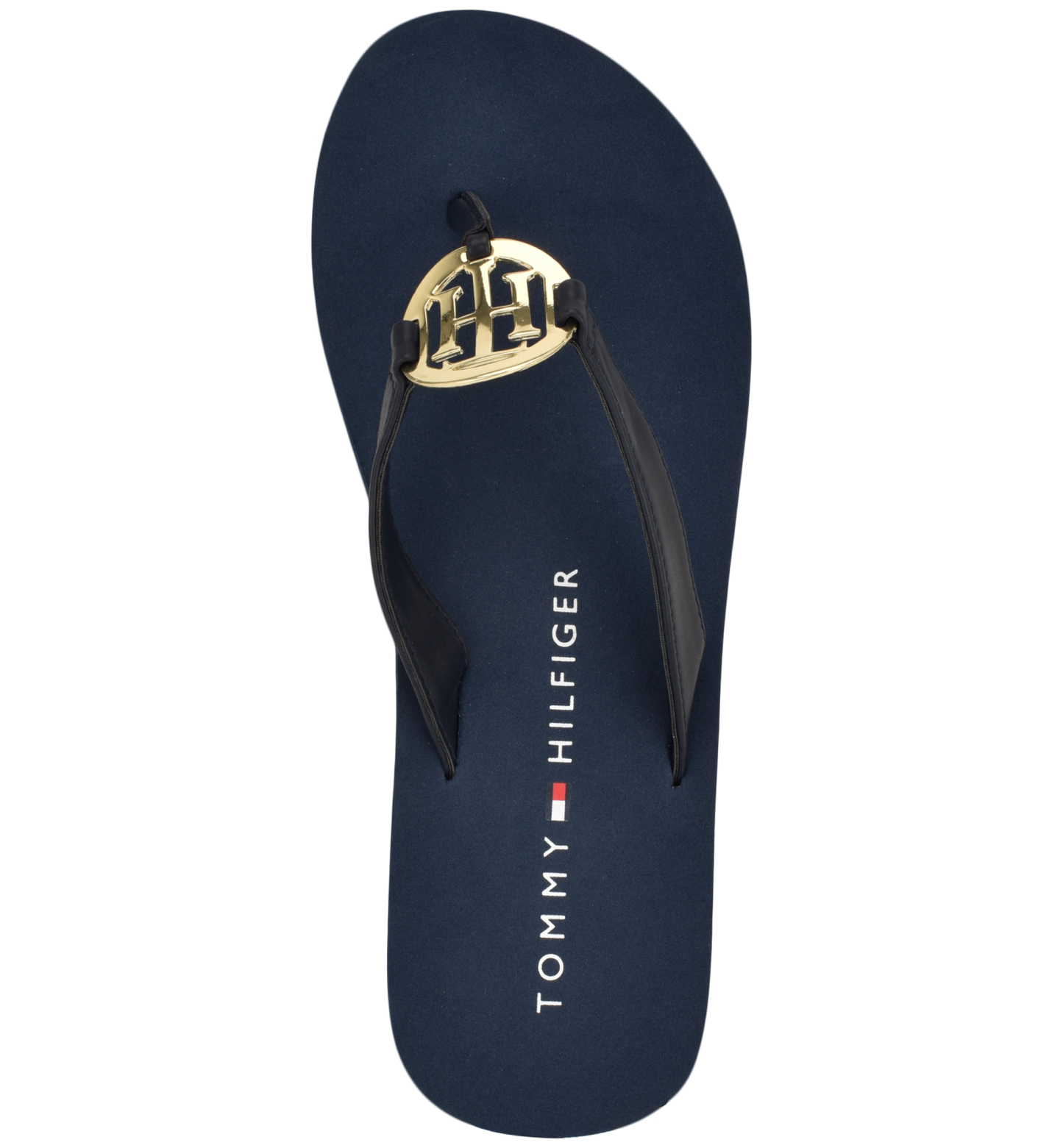 Tommy Hilfiger Women's Crelina Logo Flip Flop Sandals - Dark Blue