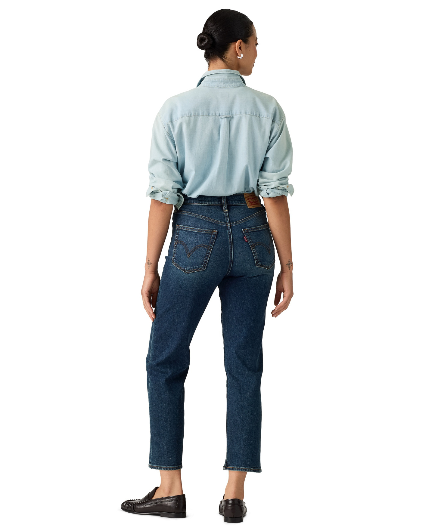 Levi's Women's Ribcage High-Rise Straight Ankle Jeans - She Is Rea