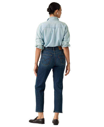 Levi's Women's Ribcage High-Rise Straight Ankle Jeans - She Is Rea