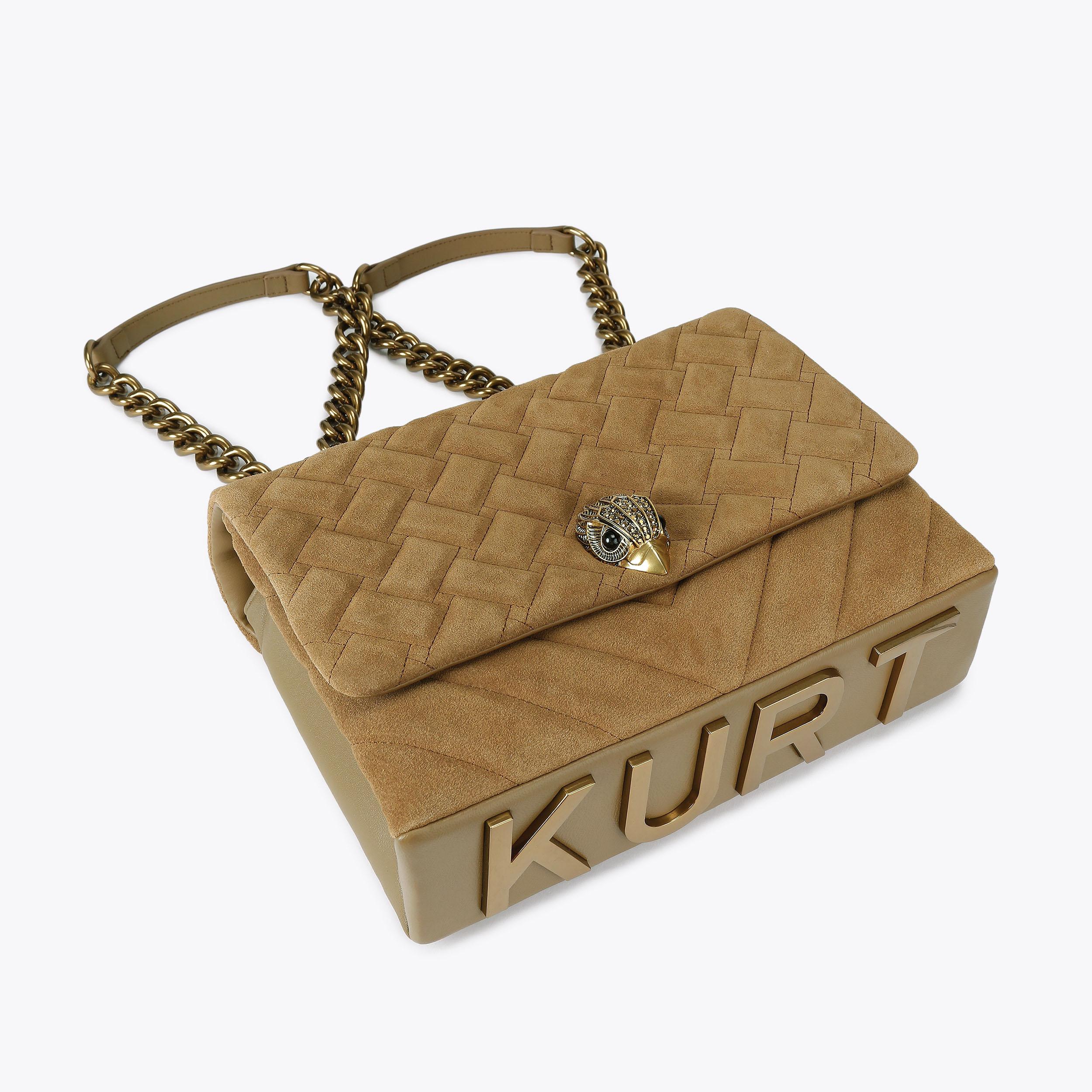 Kurt Geiger London Large Kensington Kurt Bag - Tan - view 3