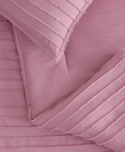 UGG® Devon Textured 2-Pc. Comforter Set, Twin/Twin XL - Dusty Orchid