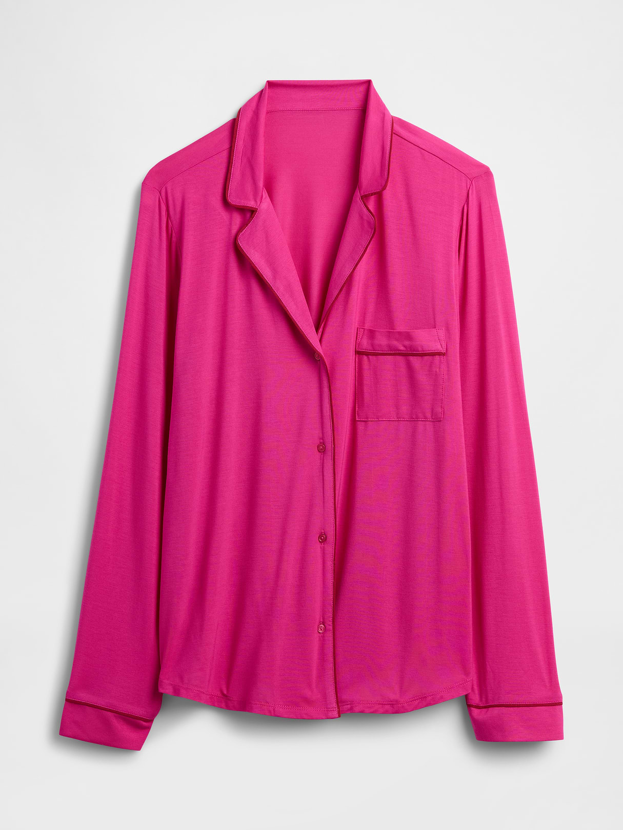 SoftMade Modal PJ Top - Bright fuchsia pink
