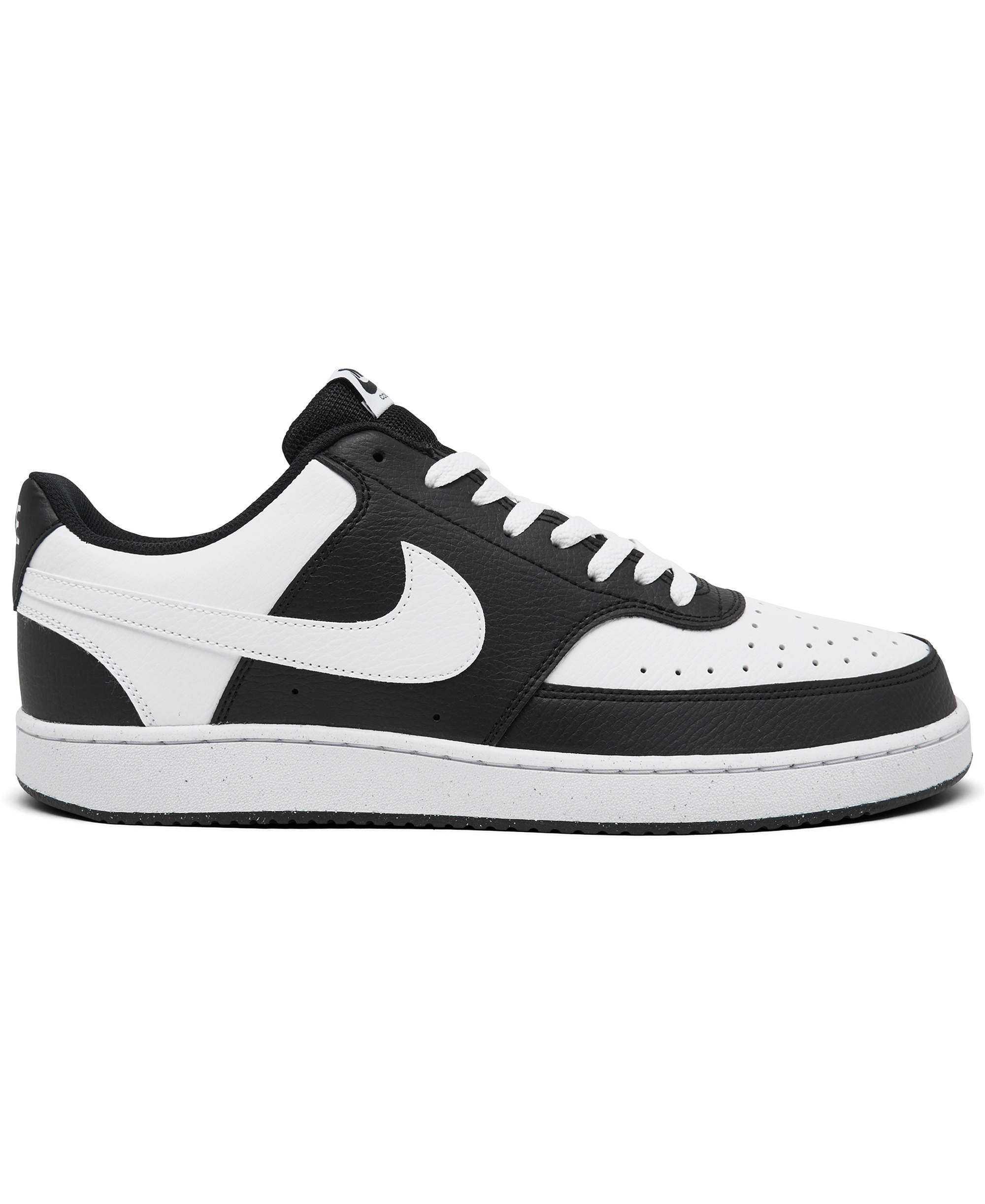 Nike Men's Court Vision Low Casual Sneakers from Finish Line - Black, White