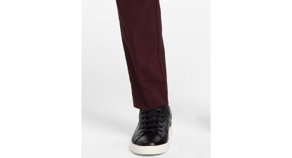 Tommy Hilfiger Men's Modern-Fit Stretch Dress Fall Pants - Burgundy