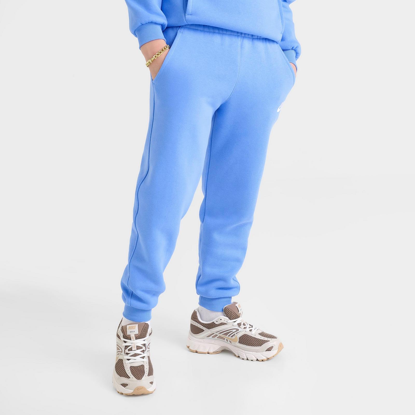 Big Kids' Nike Club Fleece Jogger Pants - University Blue/White