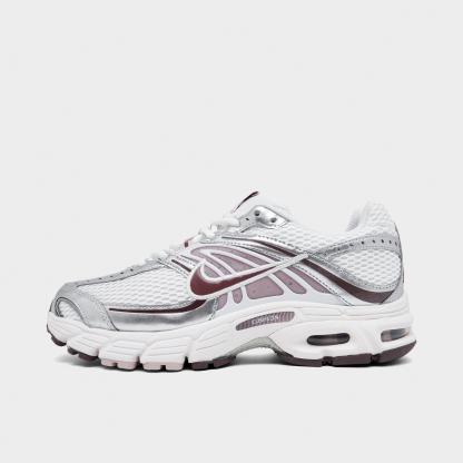 Women's Nithtke Air Max Moto 2K Casual Shoes - Part 4 - Phantom/Tattoo/Metallic Silver - Left shoe facing left. Outside of the shoe.