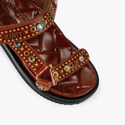 Kurt Geiger London Orson Sandal - Brown - view 5