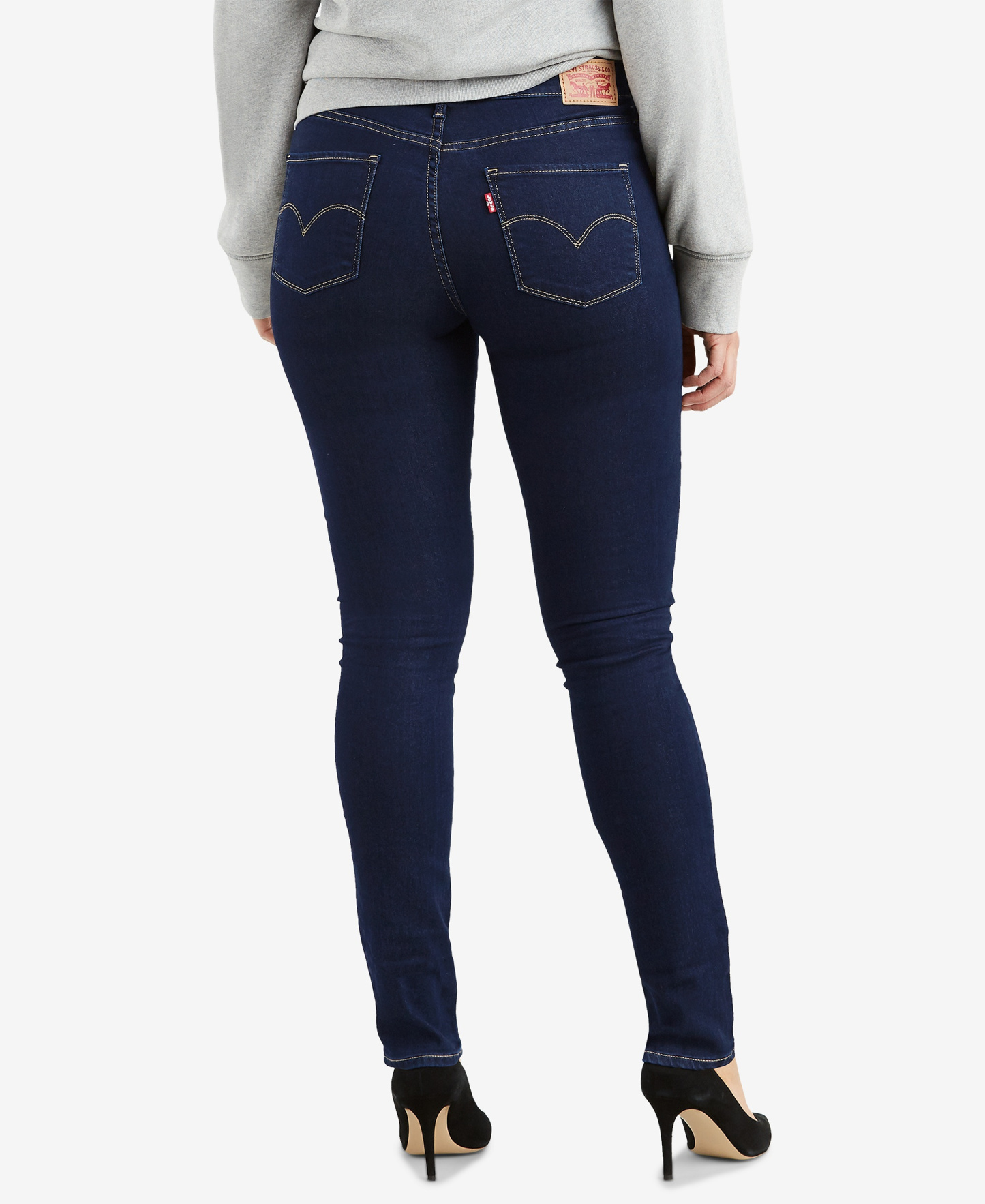 Levi's Women's 311 Shaping Skinny Jeans in Long Length - Darkest Sky