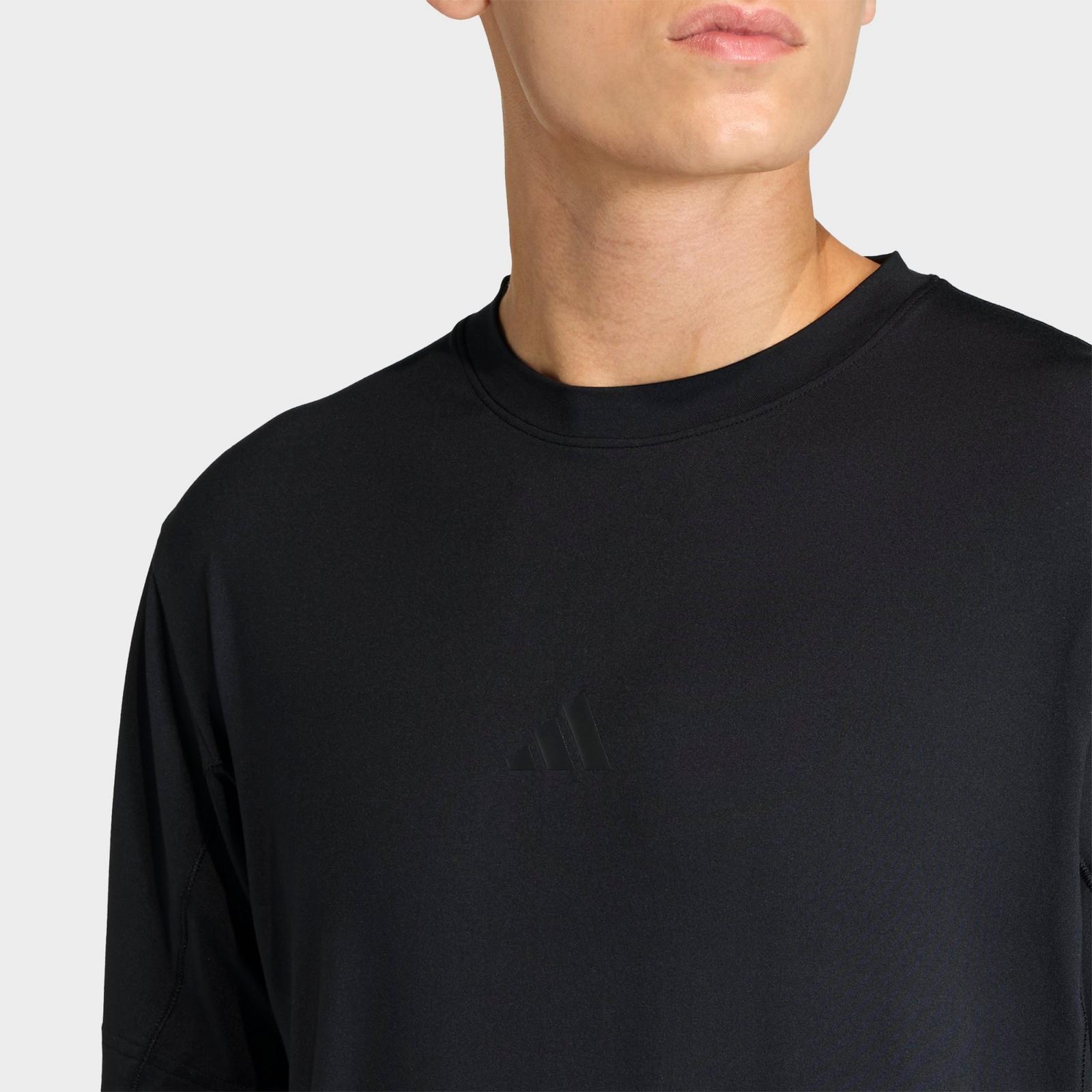 Men's adidas Puremotion Training T-Shirt - Black - view 5