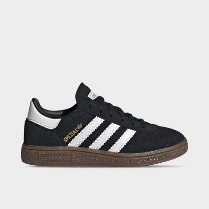 Little Kids' adidas Originals Handball Spezial Casual Shoes - Black/White/Gum - view 1