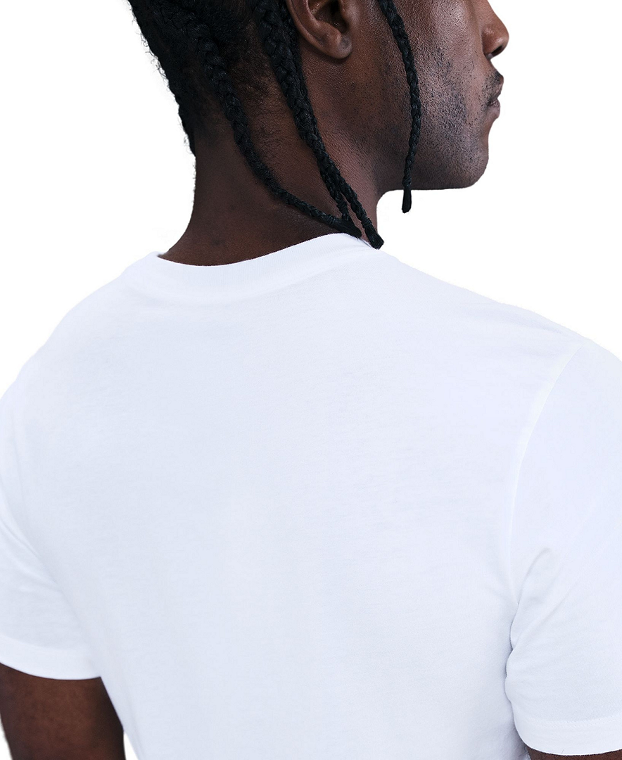 Nike Men's Swoosh Logo Crewneck T-Shirt - White