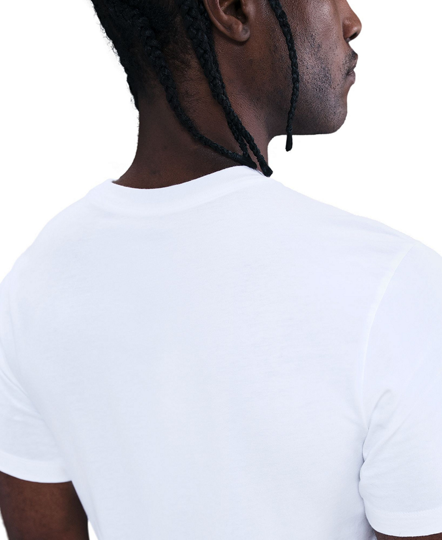 Nike Men's Swoosh Logo Crewneck T-Shirt - White