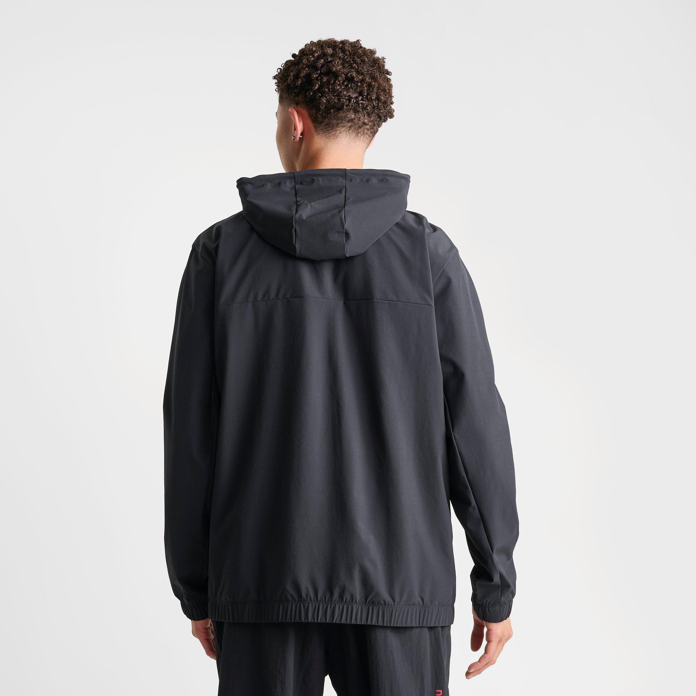 Men's New Balance Sport Essentials Woven Full-Zip Jacket - Black/Black - view 4