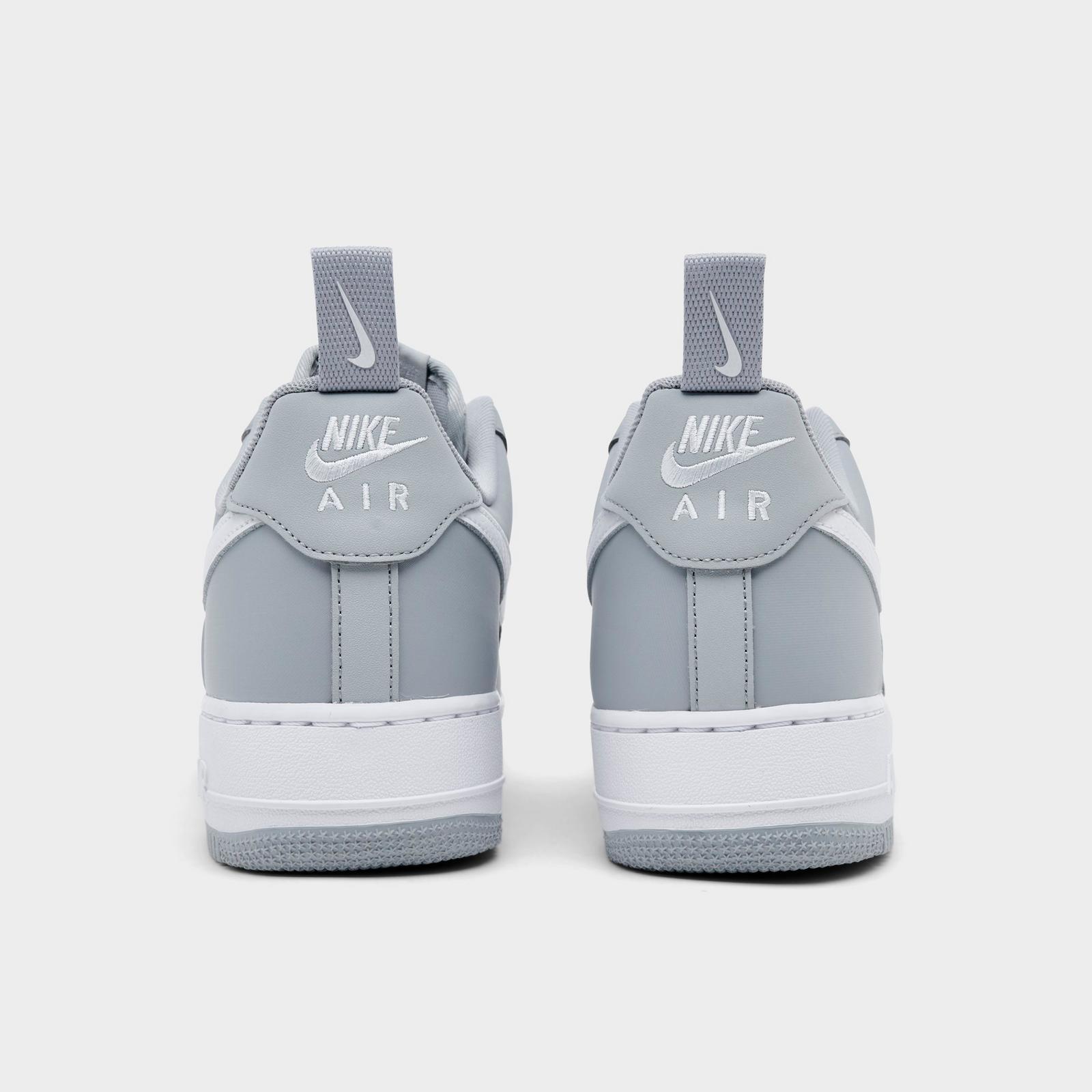 Men's Nike Air Force 1 '07 LV8 Casual Shoes - Wolf Grey/White/Wolf Grey