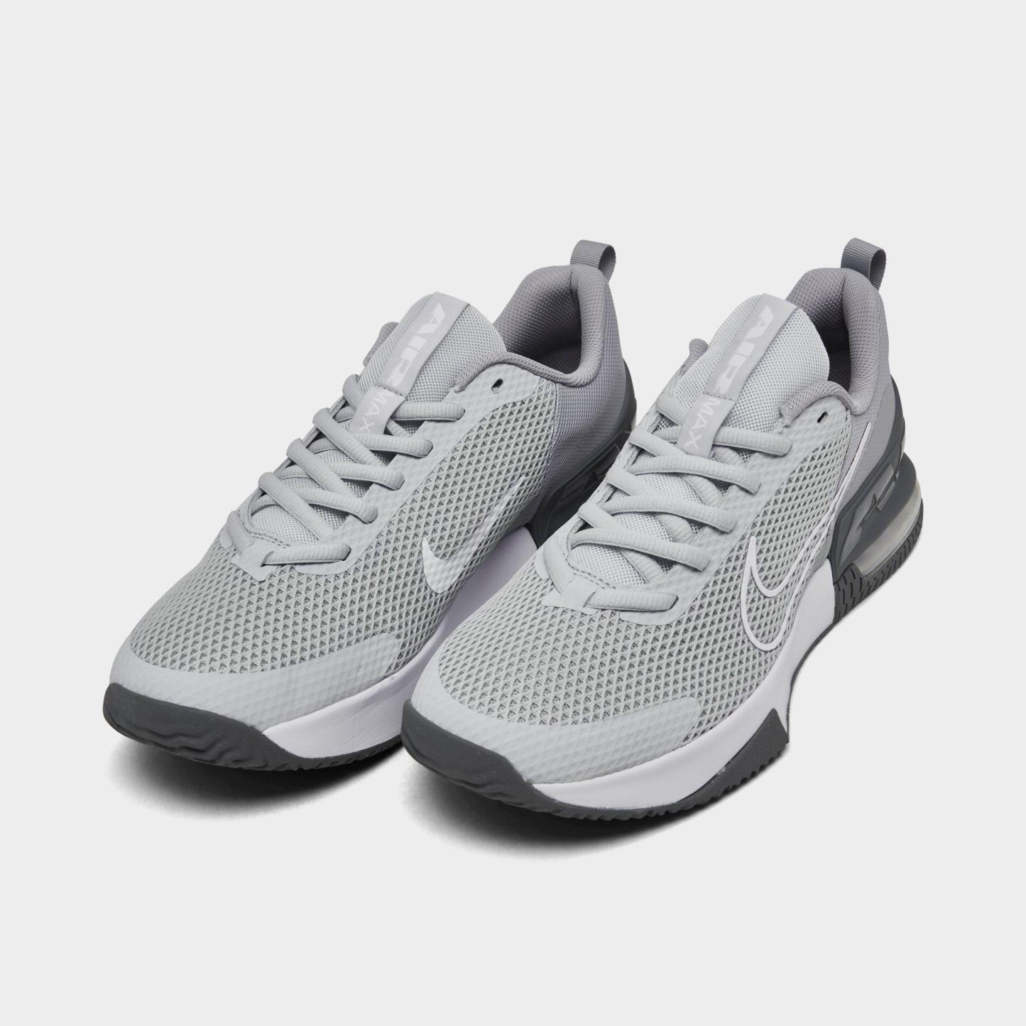 Men's Nithtke Air Max Alpha Trainer 6 Training Shoes - Part 3 - Cool Grey/Wolf Grey/Pure Platinum/White - Both shoes facing left