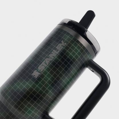 Stanley x Caitlin Clark Quencher ProTour Flip Straw Tumbler (30 oz) - Dried Pine Blur