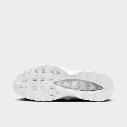 Men's Nithtke Air Max 95 Big Bubble Scorpion Casual Shoes - Part 2 - White/White/Pure Platinum/White - Bottom view