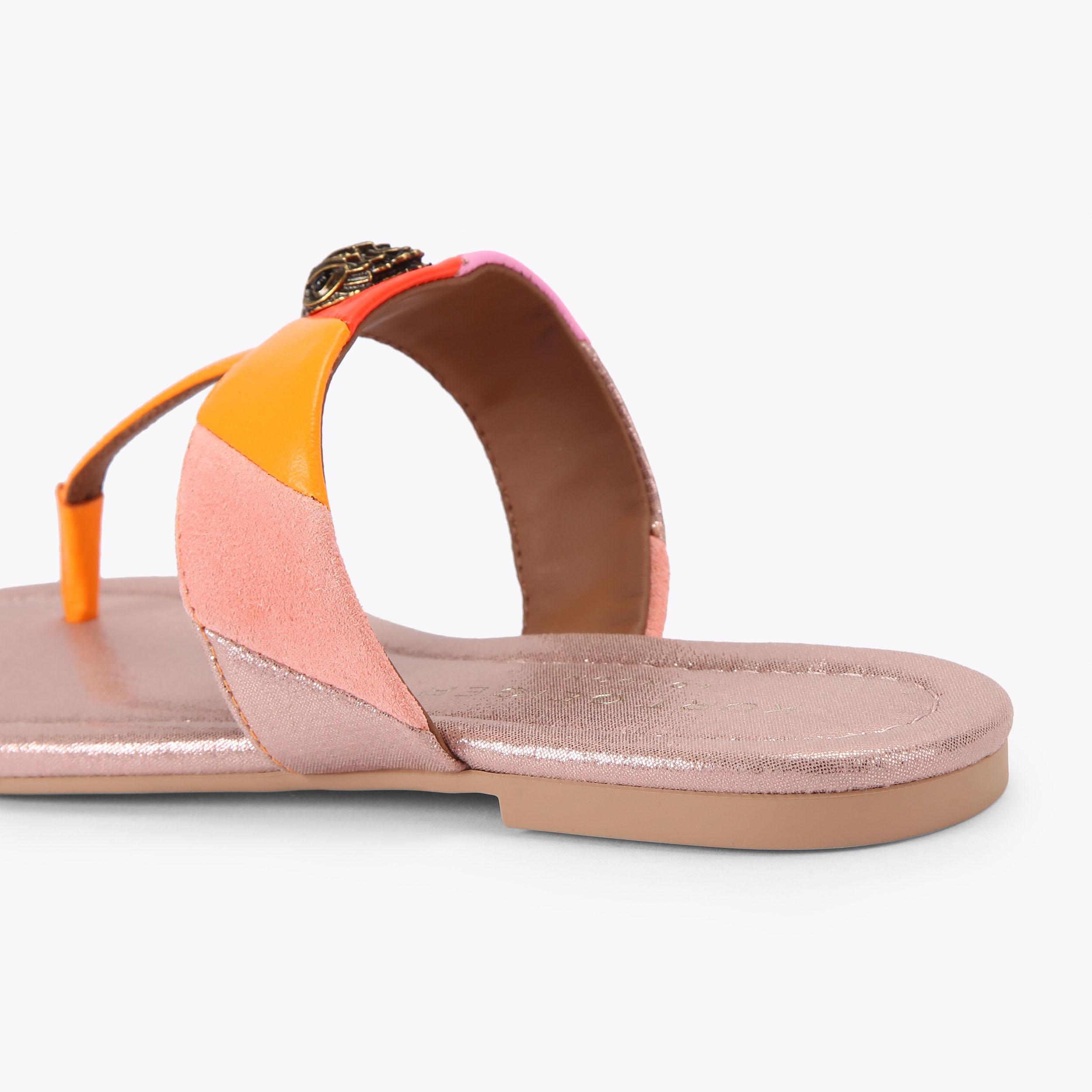 Kurt Geiger London Kensington T-bar Sandal - Pink - view 4