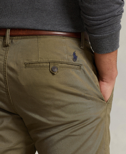 Polo Ralph Lauren Men's Stretch Slim Fit Chino Pants - Canopy Olive