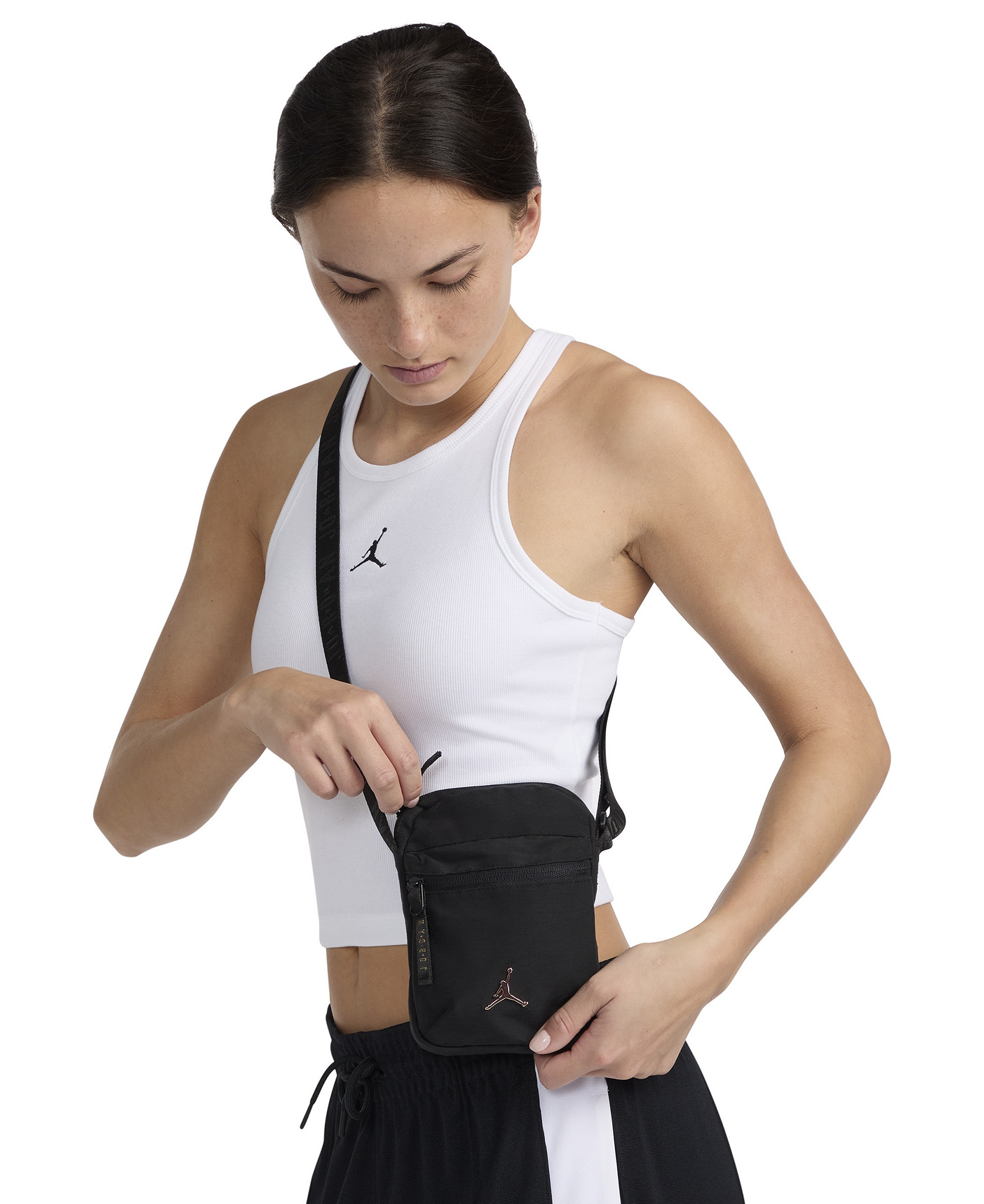 Jordan Airborne Mini Crossbody Festival Bag - Black/Gray