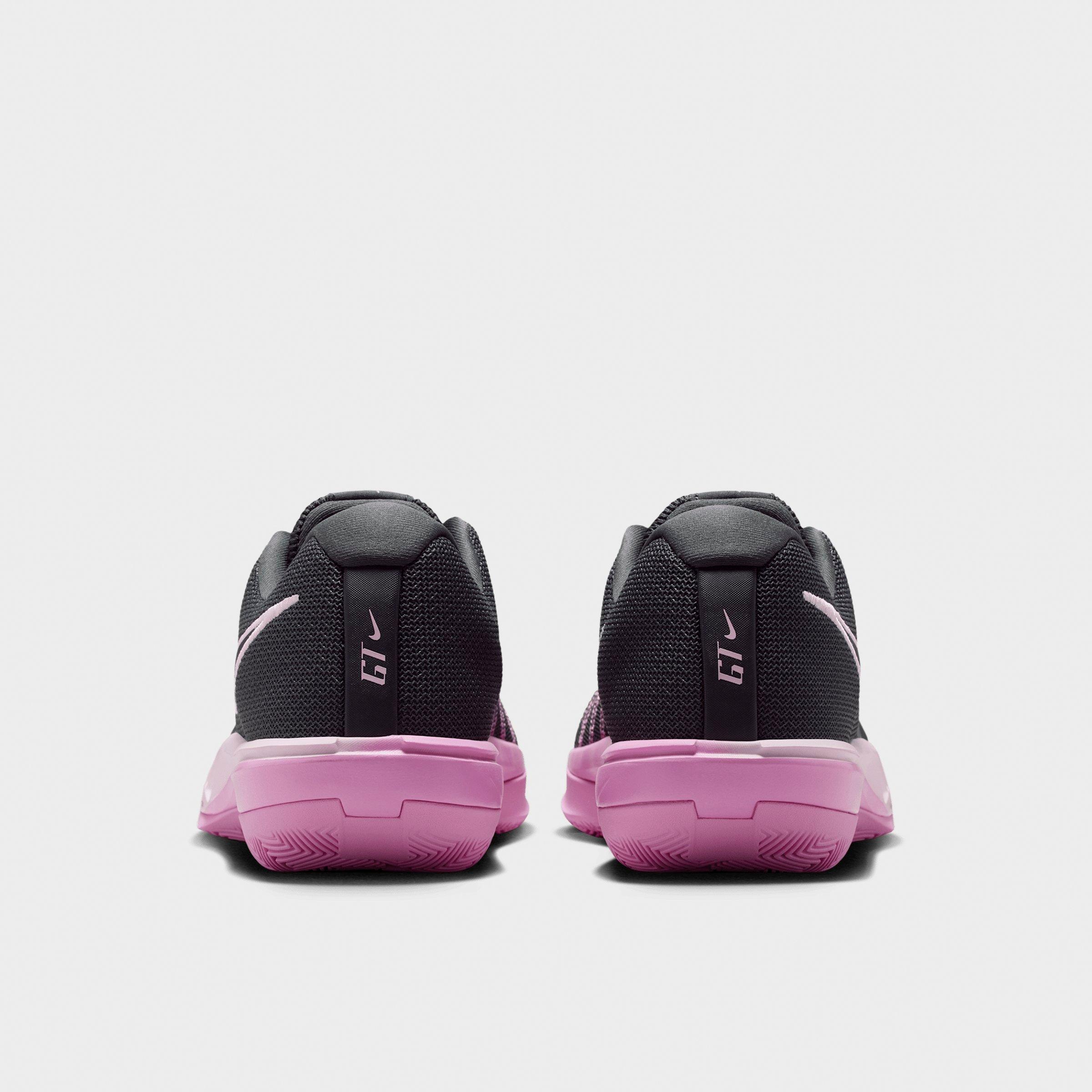 Men's Nithtke G.T. Cut Academy 2 Basketball Shoes - Anthracite/Pink Foam/Light Magenta/Black - Back view