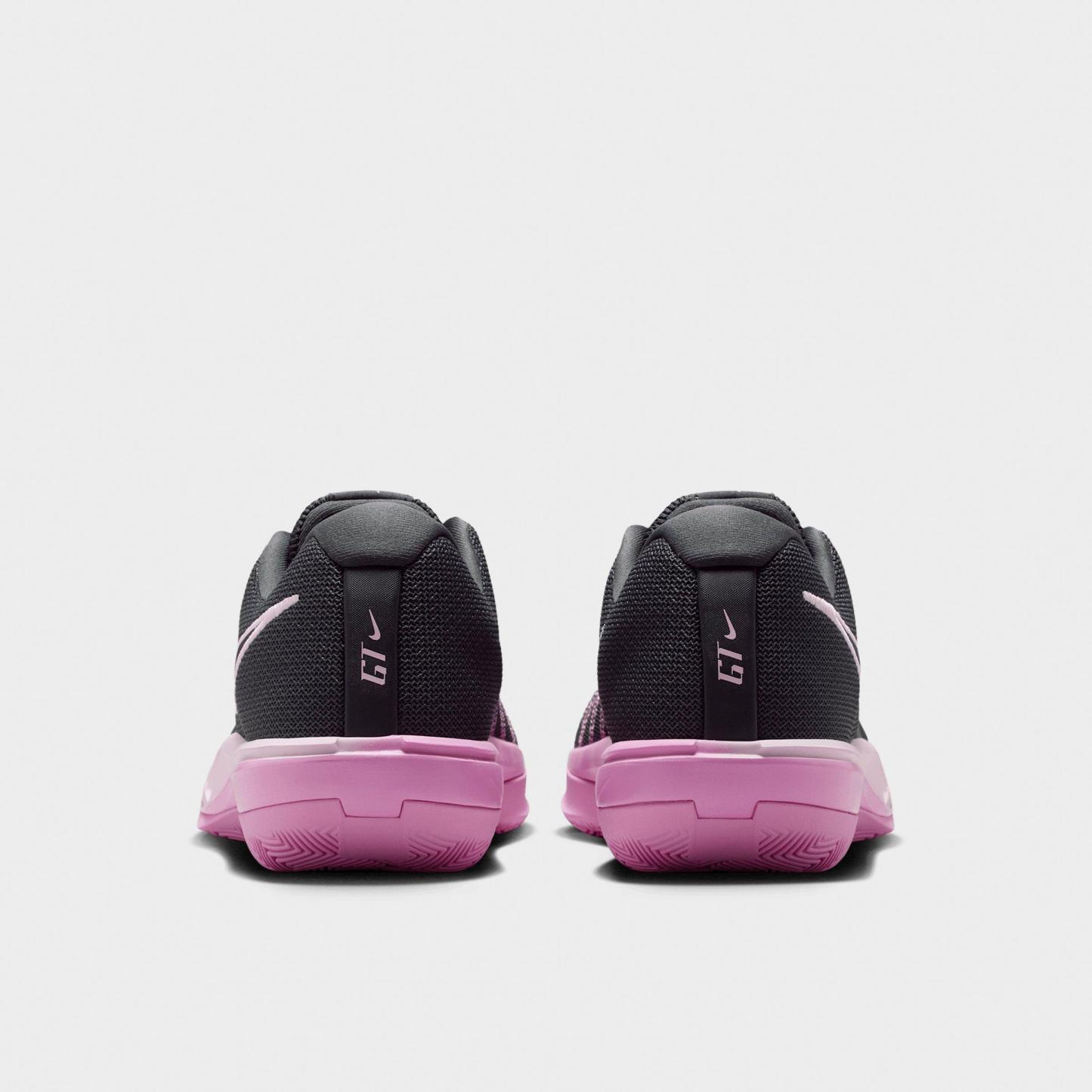Men's Nithtke G.T. Cut Academy 2 Basketball Shoes - Anthracite/Pink Foam/Light Magenta/Black - Back view