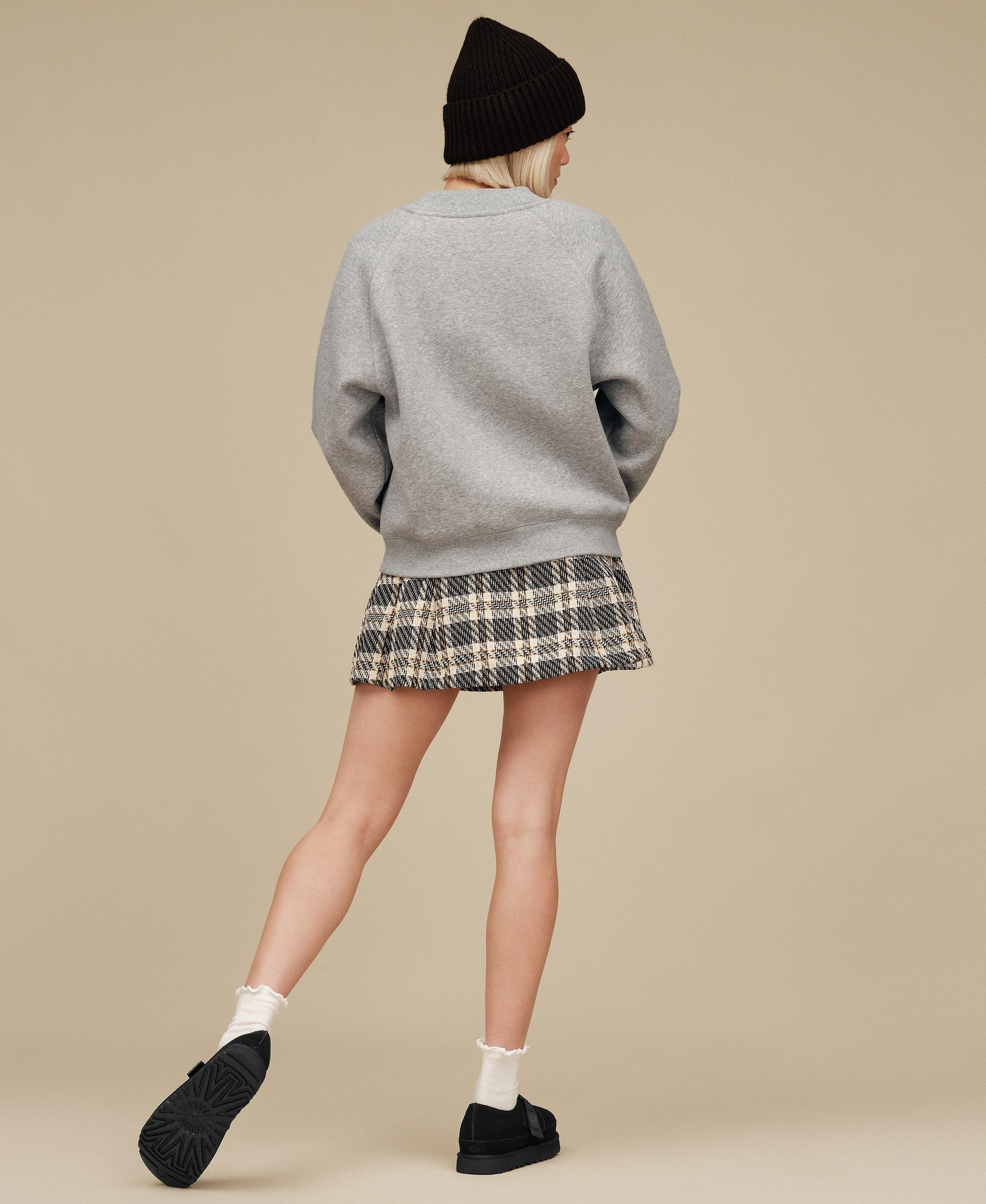 UGG Women's Logo Crewneck Sweatshirt - Grey Heather