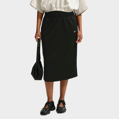 Women's Nithtke Sportswear Loose Midi Track Skirt - Black/Black/Sail