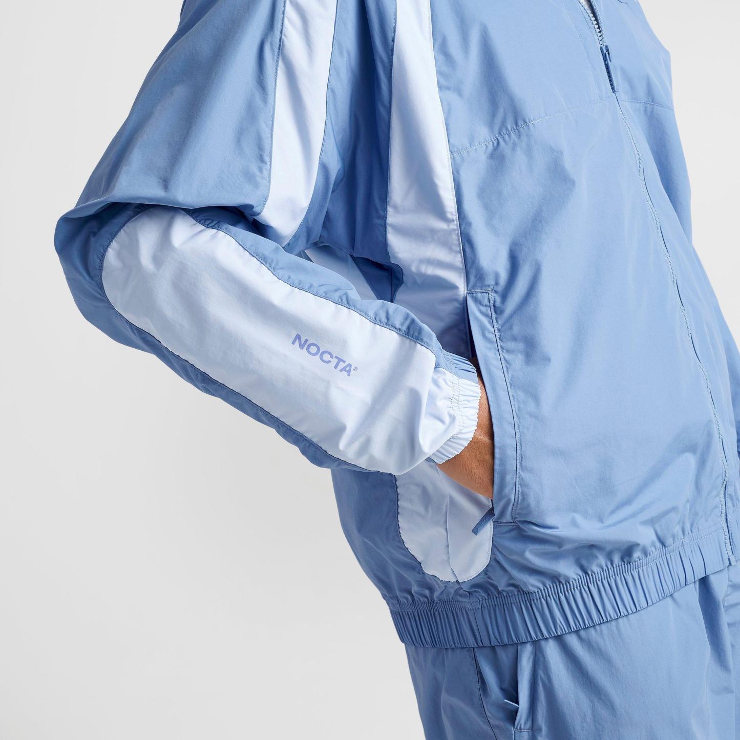 Men's Nithtke NOCTA Northstar Nylon Full-Zip Track Jacket - Work Blue/Chambray Blue/Polar