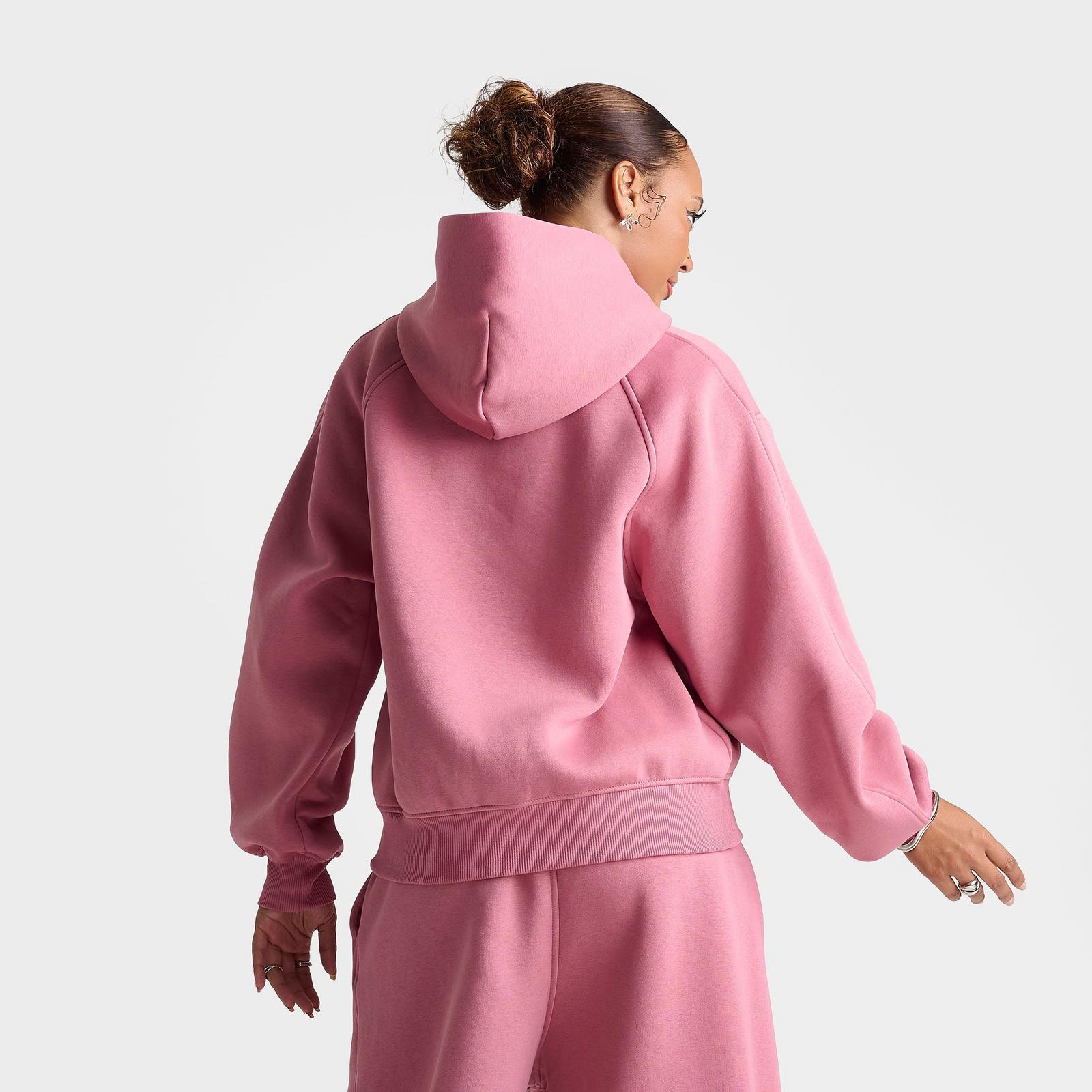 Women's Jordan Brooklyn Fleece Pullover Hoodie - Desert Berry - view 4