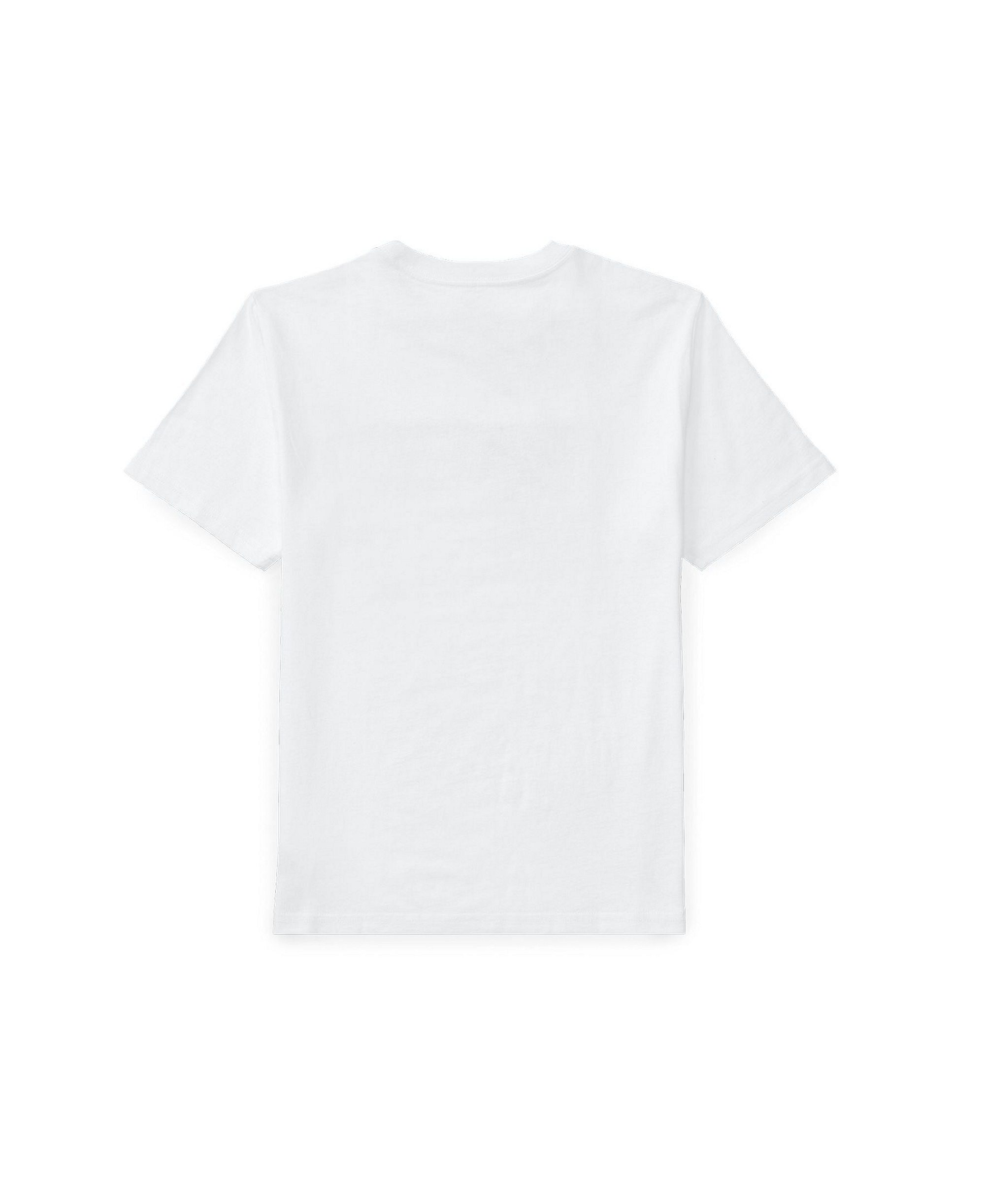 Polo Ralph Lauren Boys' 8-20 Flag Cotton Jersey Tee - White