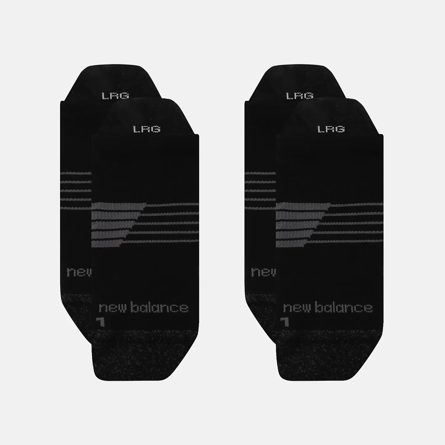 New Balance Pro Training Cushion Tab Socks 2 Pack, LAS25143BK