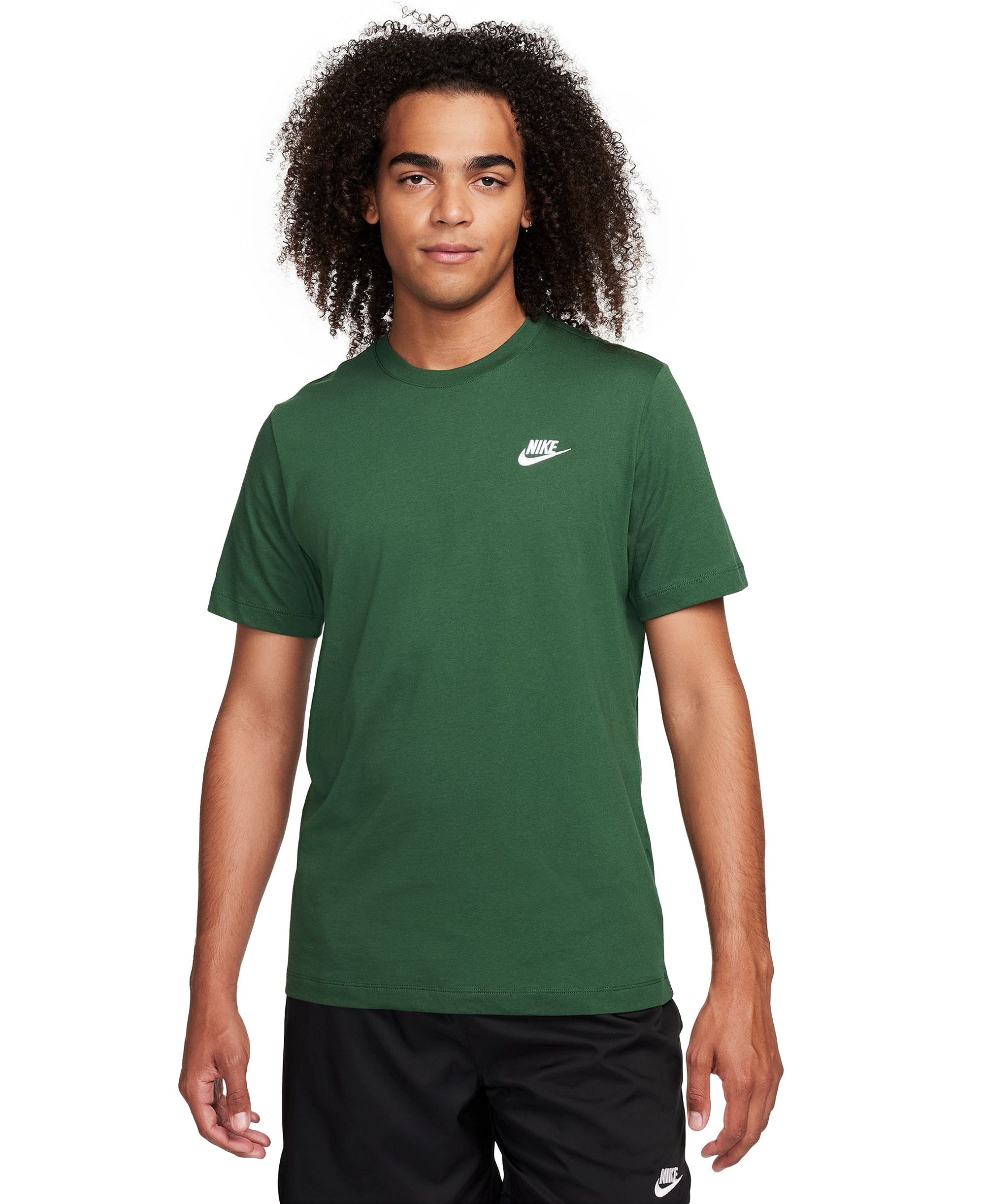 Nike Men's Sportswear Club Crewneck T-Shirt - Fir