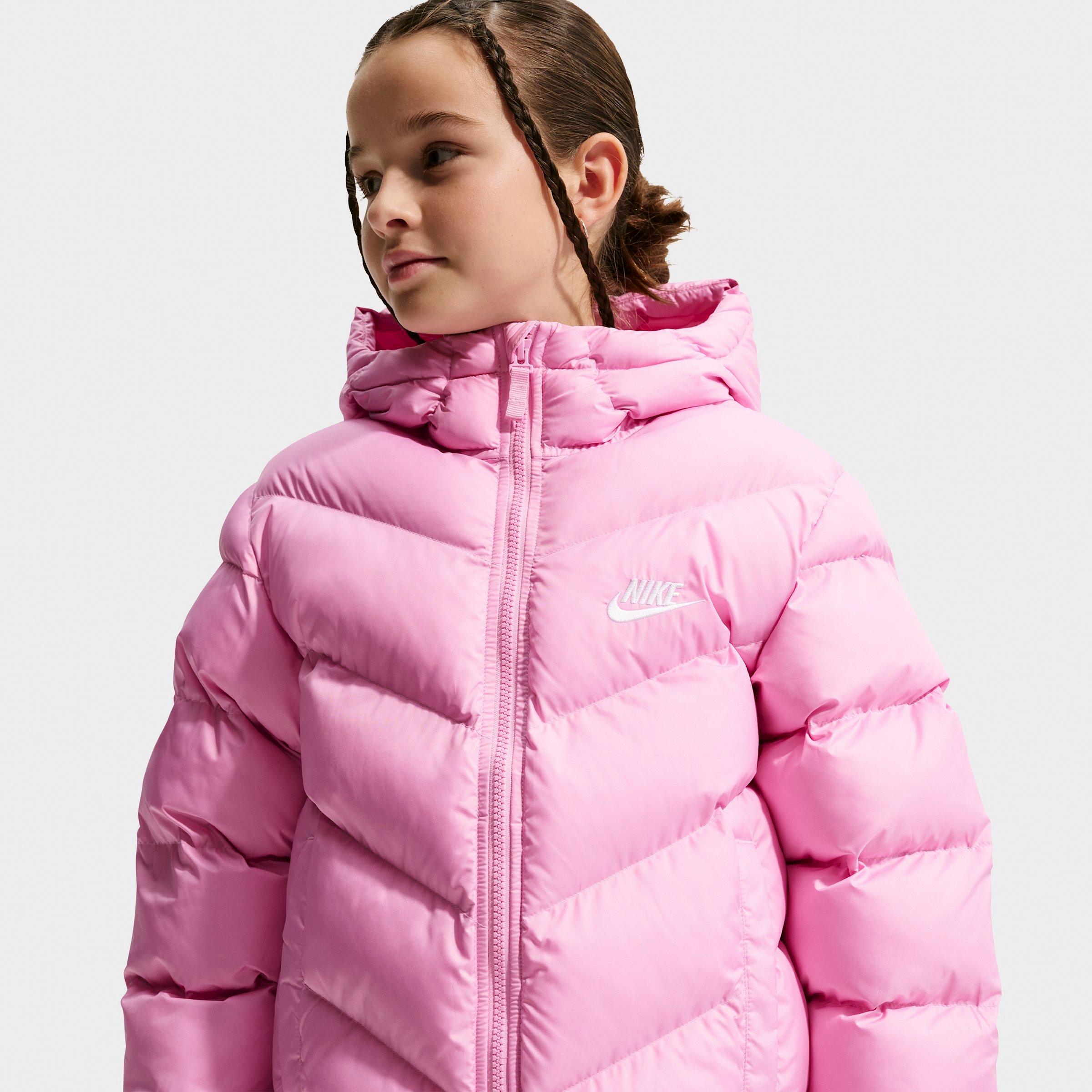 Big Kids' Nithtke Sportswear All Day Play Therma-FIT Loose-Fit Puffer Jacket - Pink Rise